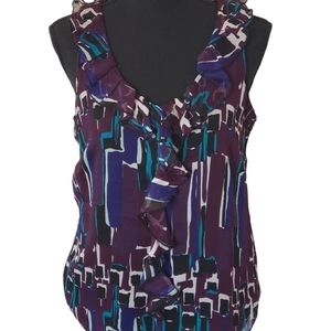 Merona. Ruffle Collar Blouse